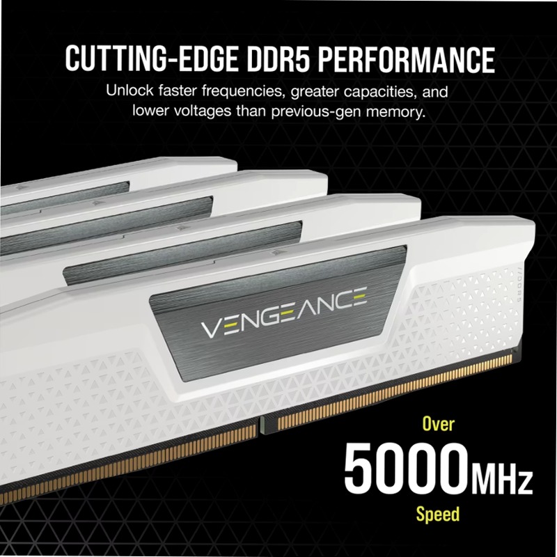 VENGEANCE® 48GB (2x24GB) DDR5 DRAM 6000MT/s