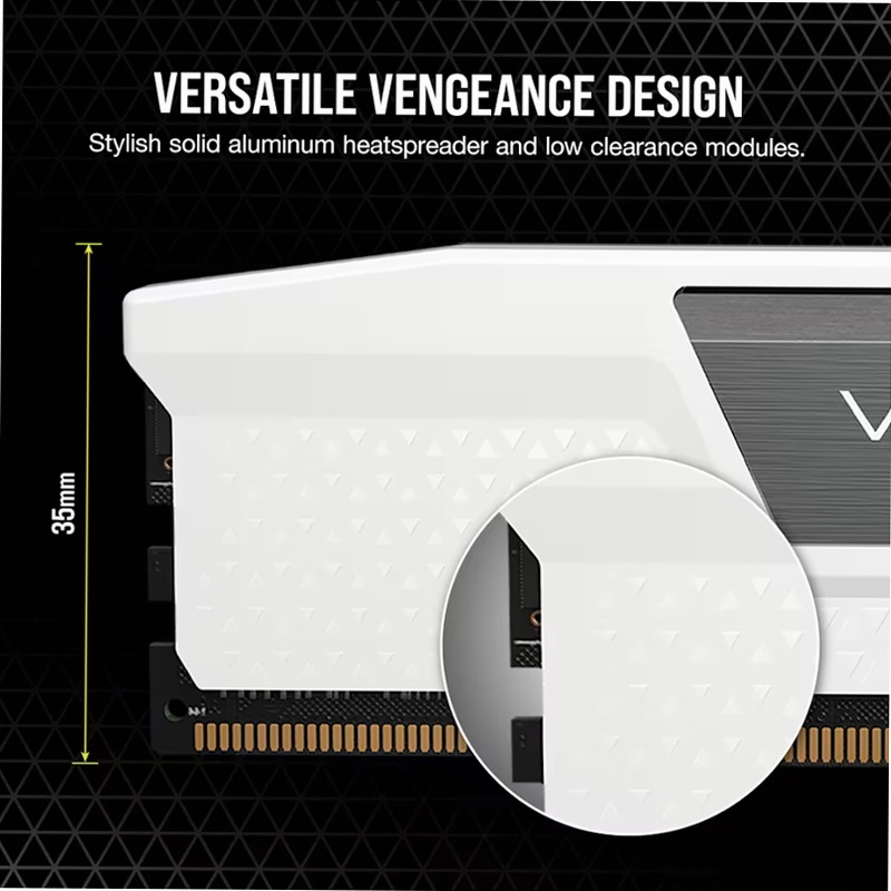 VENGEANCE® 48GB (2x24GB) DDR5 DRAM 6000MT/s