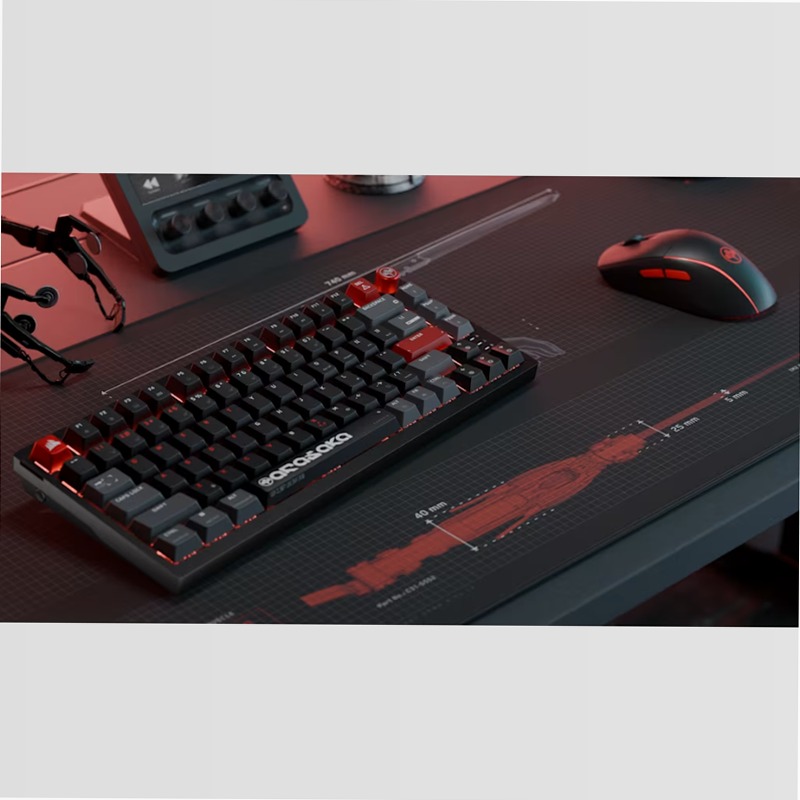 Tastiera Gaming Meccanica RGB K65 PLUS WIRELESS Bluetooth US