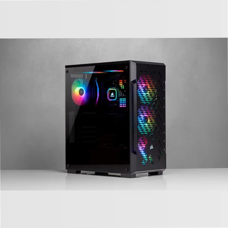 Smart case mid-tower iCUE 220T RGB Airflow - Black