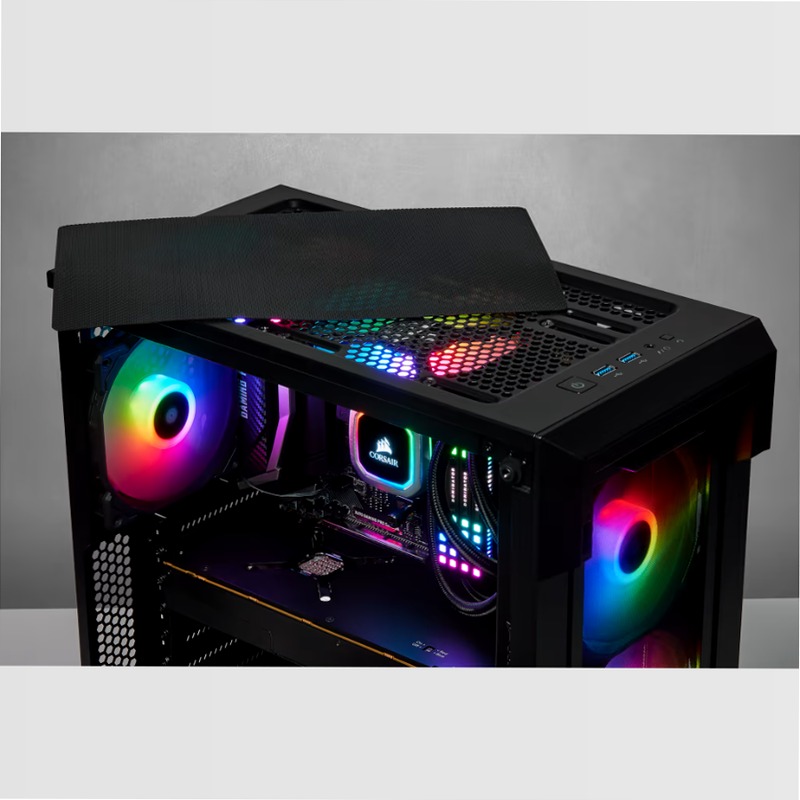 Smart case mid-tower iCUE 220T RGB Airflow - Black