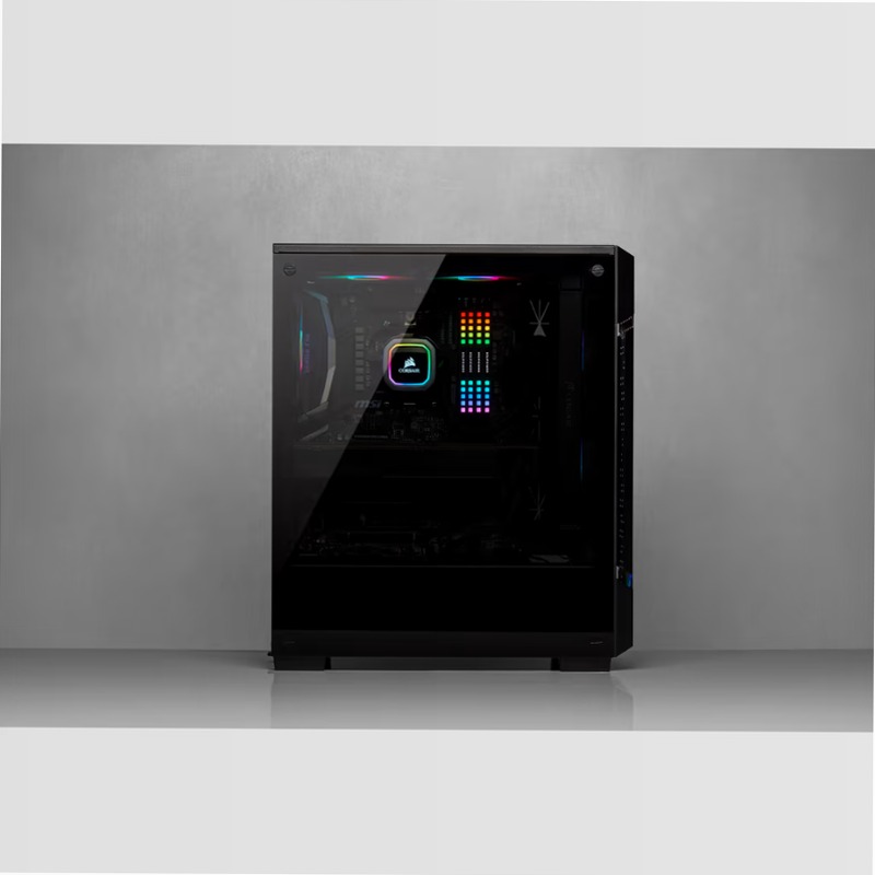 Smart case mid-tower iCUE 220T RGB Airflow - Black