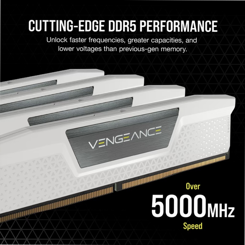VENGEANCE® 32GB (2x16GB) DDR5 DRAM 6000MT/s