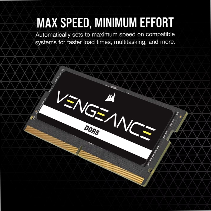 VENGEANCE DDR5 SODIMM da 48 GB (2 x 24 GB) DDR5 5200 MT/s CL44