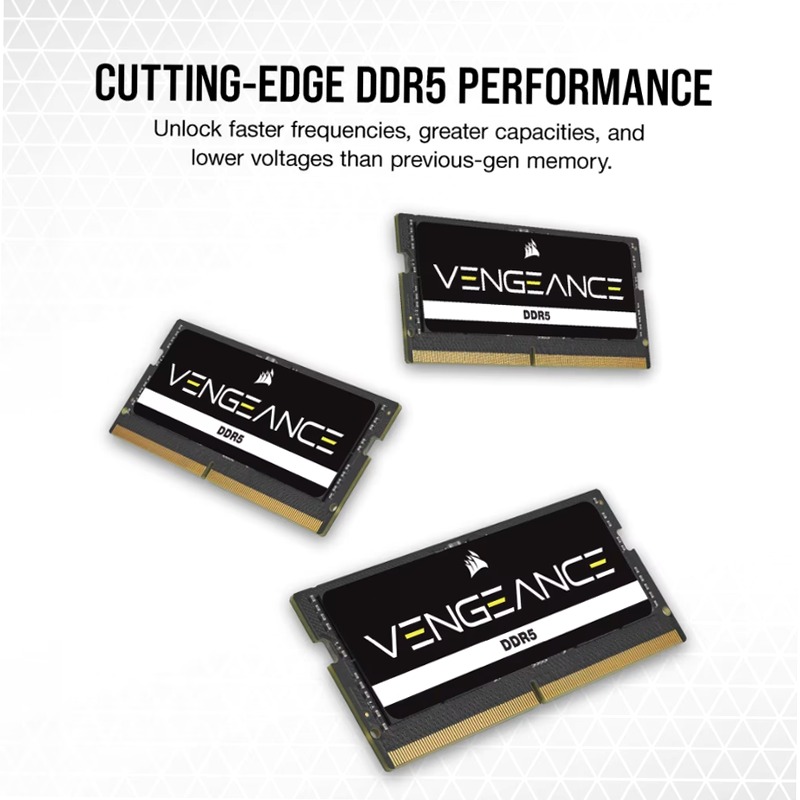 VENGEANCE DDR5 SODIMM da 48 GB (2 x 24 GB) DDR5 5200 MT/s CL44