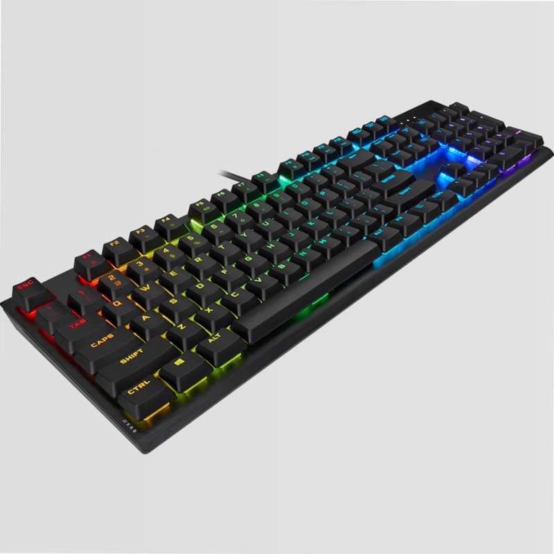 K60 RGB PRO Low Profile Mechanical Gaming Keyboard Alluminio Meccanica