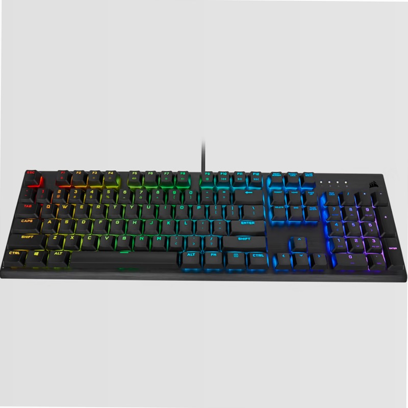 K60 RGB PRO Low Profile Mechanical Gaming Keyboard Alluminio Meccanica