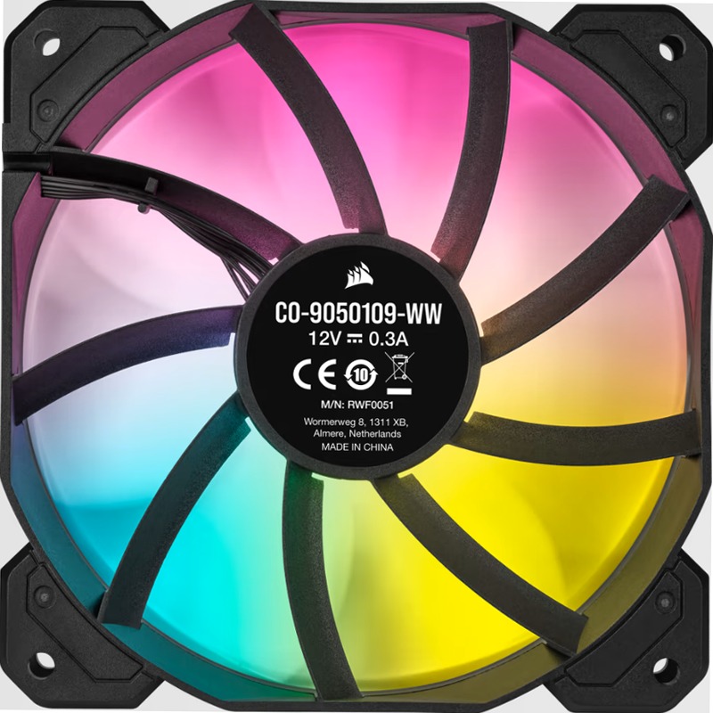 Ventola PWM iCUE SP120 RGB ELITE Performance 120mm 3