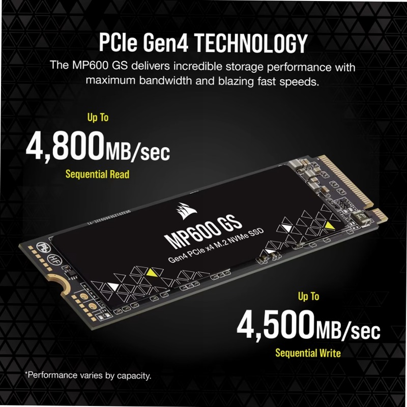 Unità SSD SDD MP600 GS 1 TB PCIe 4.0 NVMe
