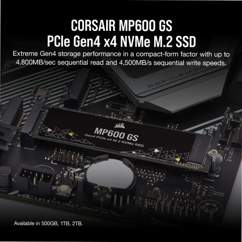Unità SSD SDD MP600 GS 1 TB PCIe 4.0 NVMe