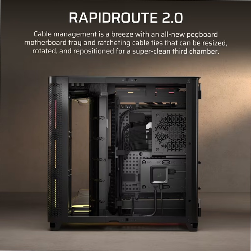 Case PC Mid-Tower AIR 5400 LX-R RGB 3