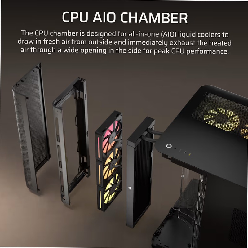 Case PC Mid-Tower AIR 5400 LX-R RGB 3