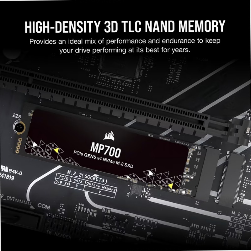 MP700 1TB PCIe 5.0 (Gen 5) x4 NVMe M.2 SSD