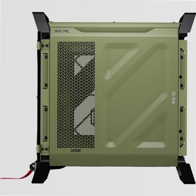 Case per PC Mid-Tower WARTHOG RS Airflow - Verde oliva