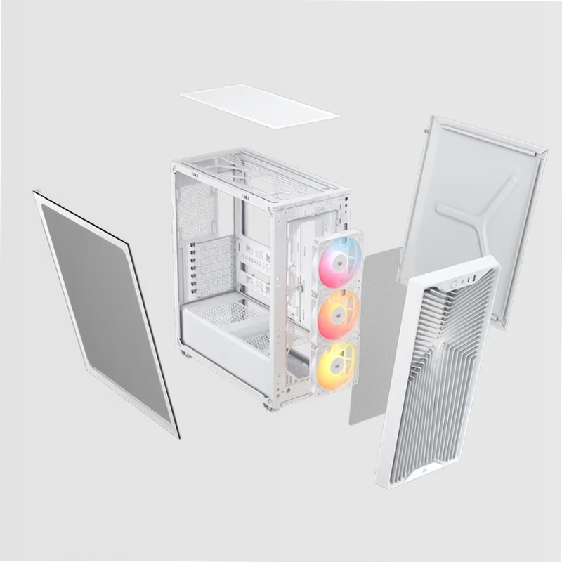 Case PC Mid-Tower 3200D RS ARGB - Bianco 3