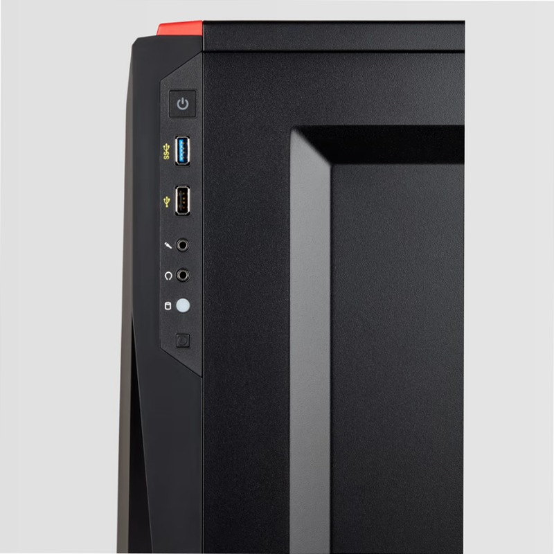 Case Gaming Carbide Series™ SPEC-04 Mid-Tower — Nero/Rosso