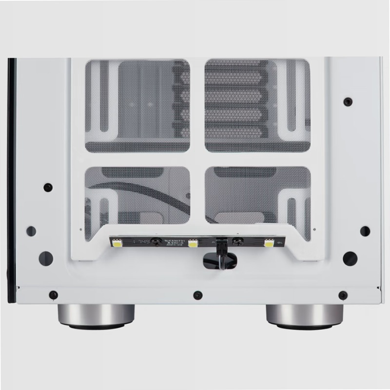 Case Carbide SPEC-06 RGB in vetro temperato — Bianco