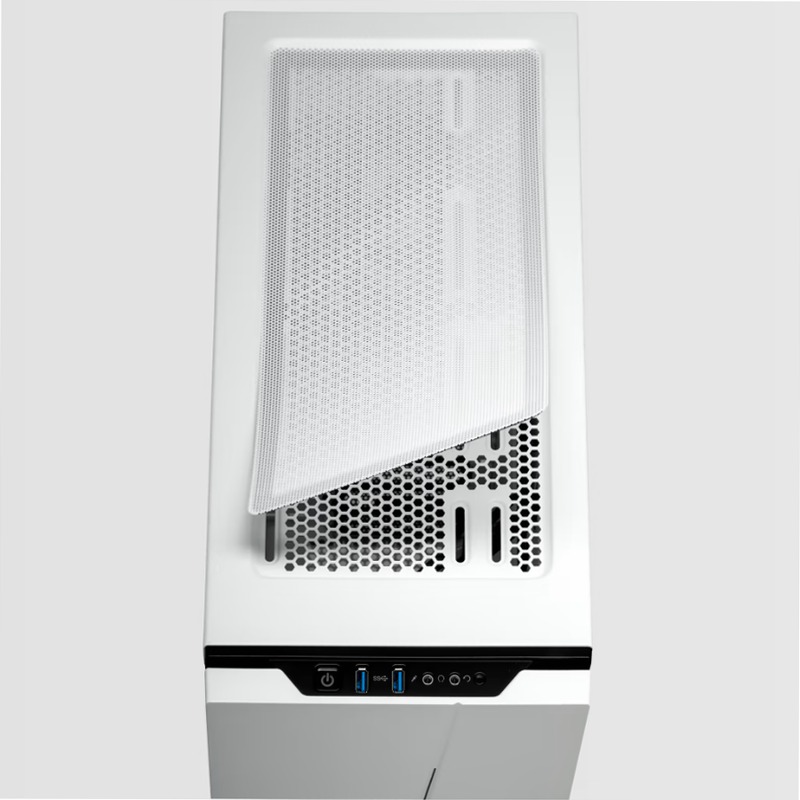 Case Carbide SPEC-06 RGB in vetro temperato — Bianco