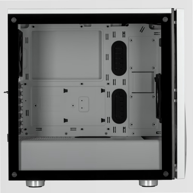 Case Carbide SPEC-06 RGB in vetro temperato — Bianco