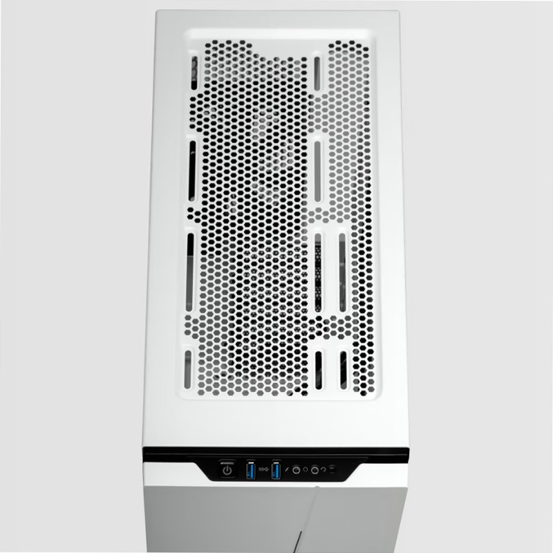 Case Carbide SPEC-06 RGB in vetro temperato — Bianco