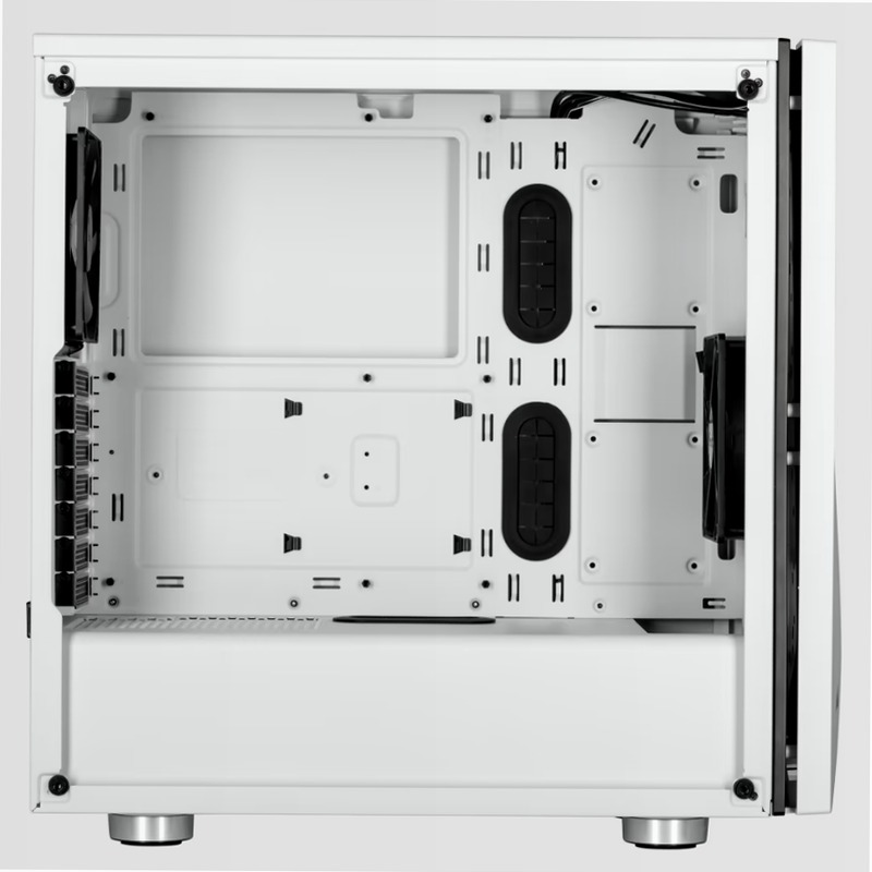 Case Carbide SPEC-06 RGB in vetro temperato — Bianco