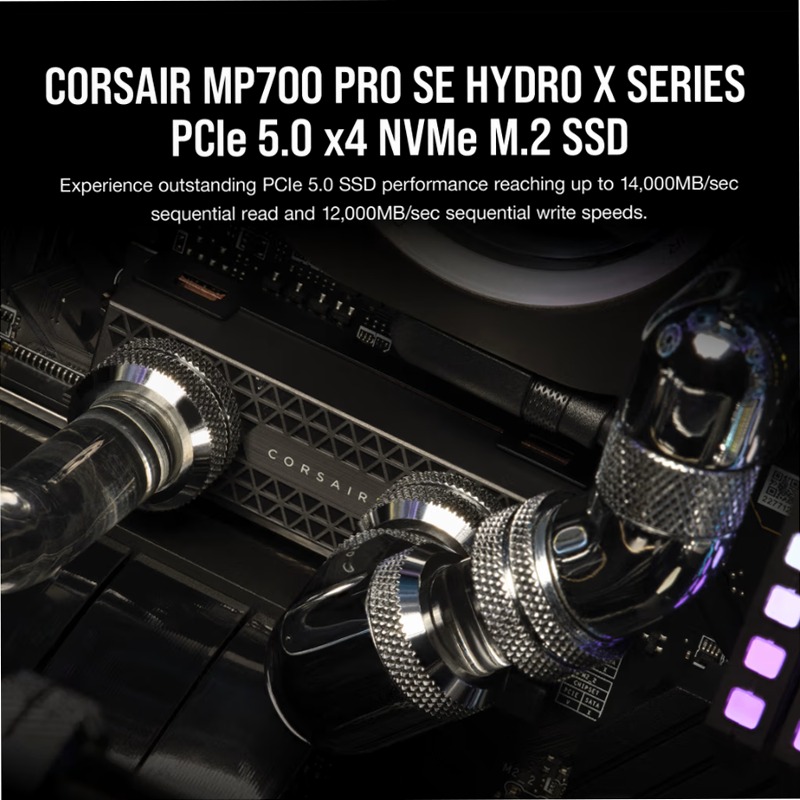 SSD M.2 NVMe PCIe 5.0 x4 MP700 PRO SE Hydro X Series da 2 TB