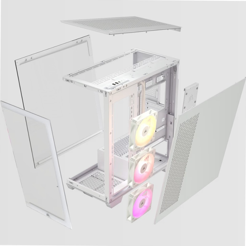 Case mid-tower 3500X ARGB - Bianco 3