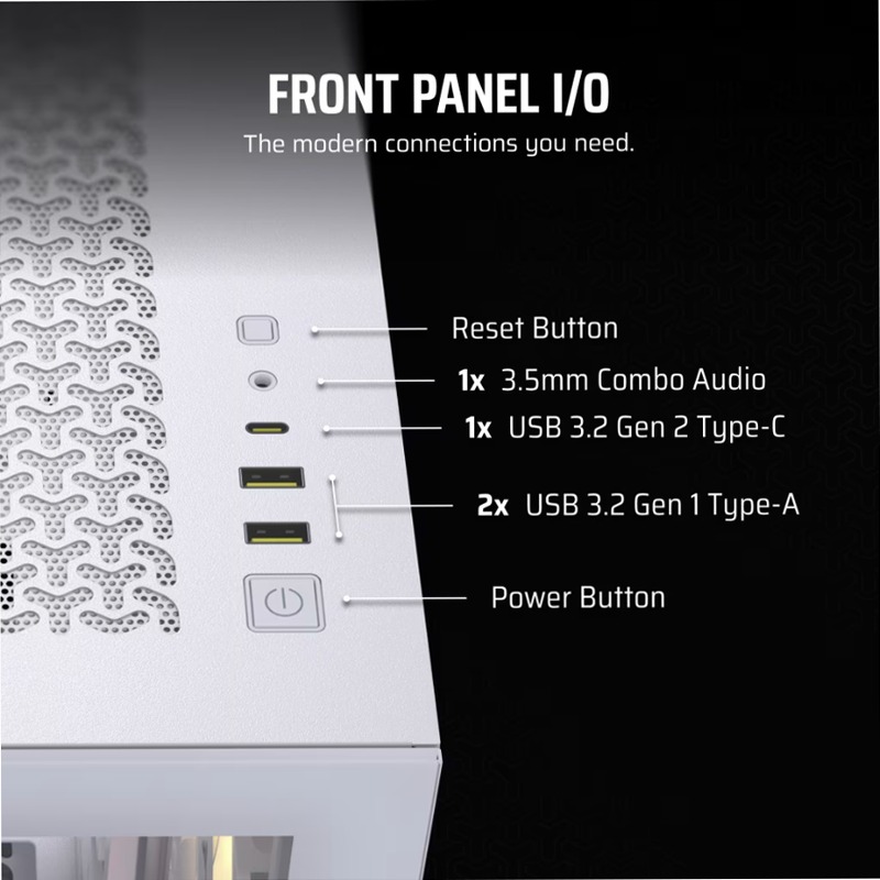 Case mid-tower 3500X ARGB - Bianco 3