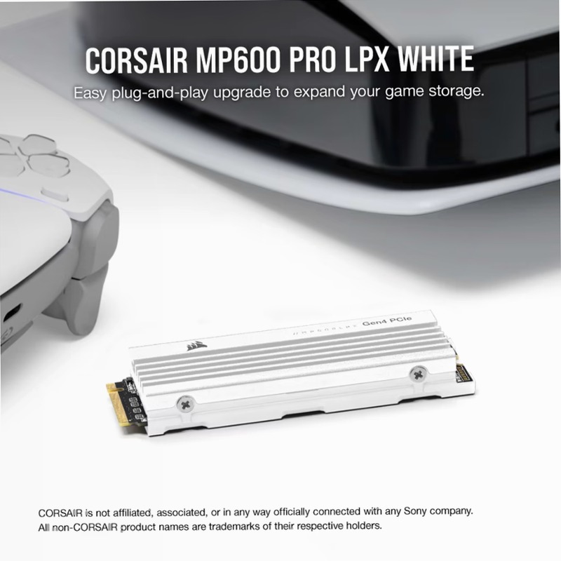 Unità SSD MP600 PRO LPX M.2 PCIe NVMe Gen4 x 4 da 2TB - *Compatibile con PS5