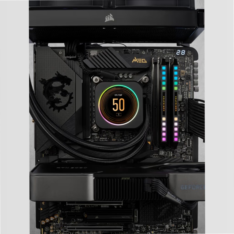 DOMINATOR® PLATINUM RGB 64GB (2x32GB) DDR5 DRAM Up To 5600MT/s CL40 AMD EXPO & Intel XMP 2 5600mhz
