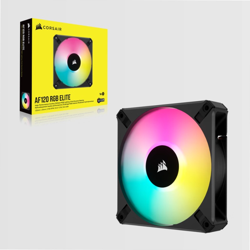 Ventola PWM CORSAIR iCUE AF120 RGB ELITE 120mm