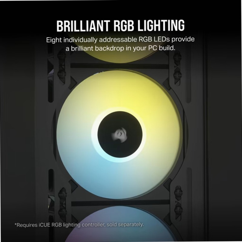 Ventola PWM CORSAIR iCUE AF120 RGB ELITE 120mm