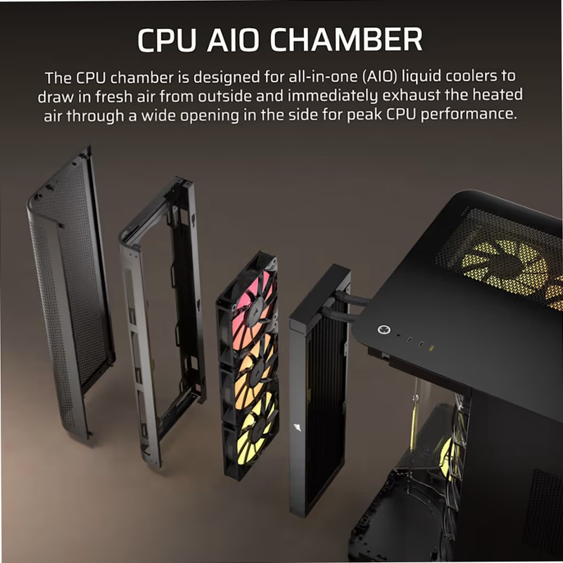 Case PC Mid-Tower AIR 5400 RS-R ARGB 3