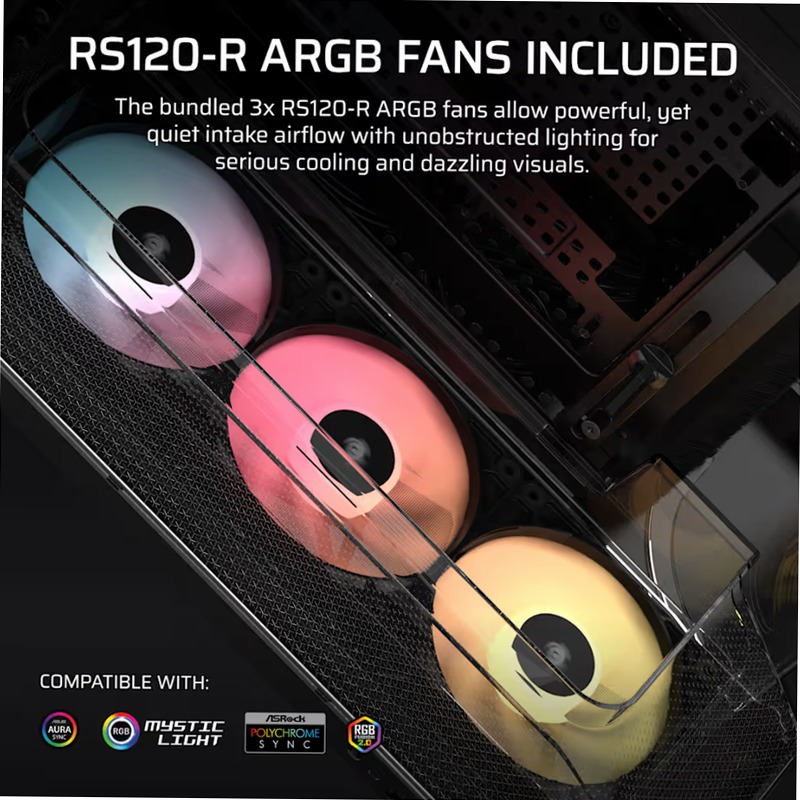 Case PC Mid-Tower AIR 5400 RS-R ARGB 3