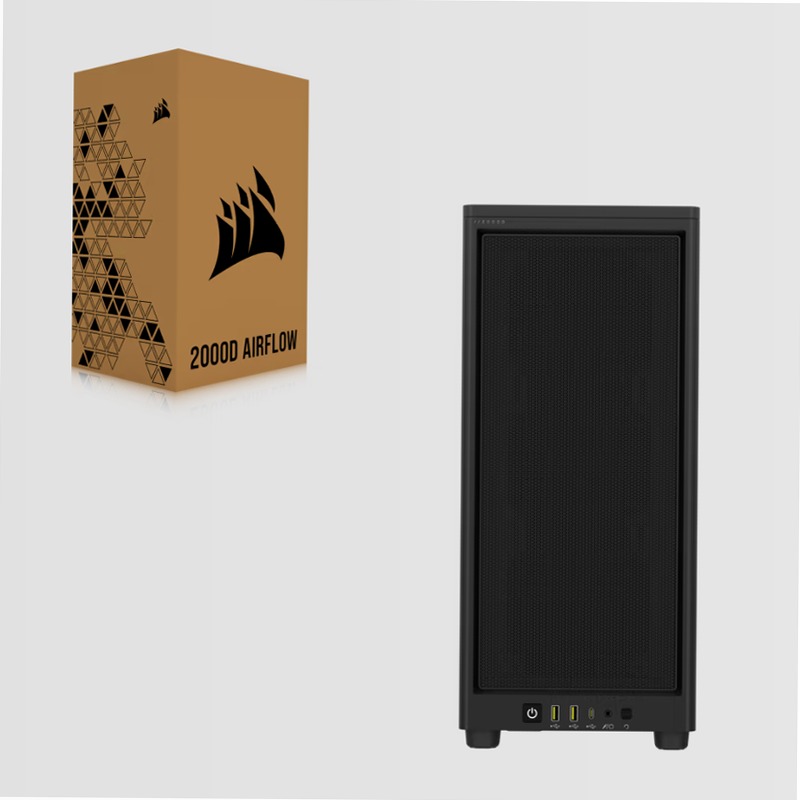 Case PC Mini-ITX 2000D AIRFLOW - Nero