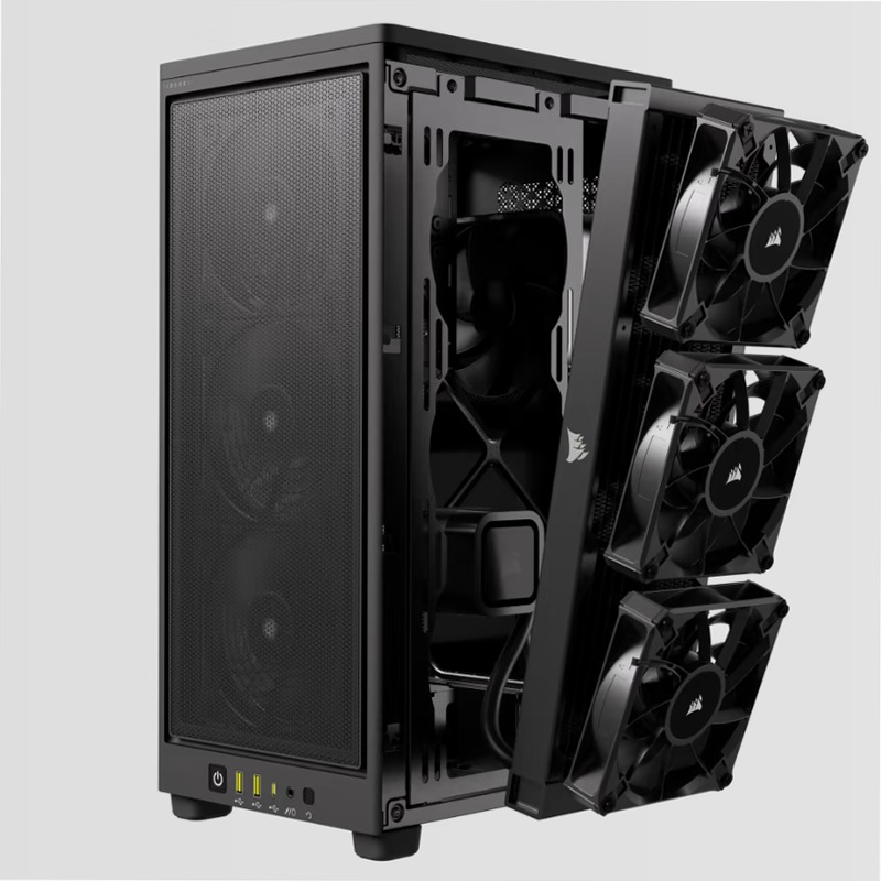 Case PC Mini-ITX 2000D AIRFLOW - Nero