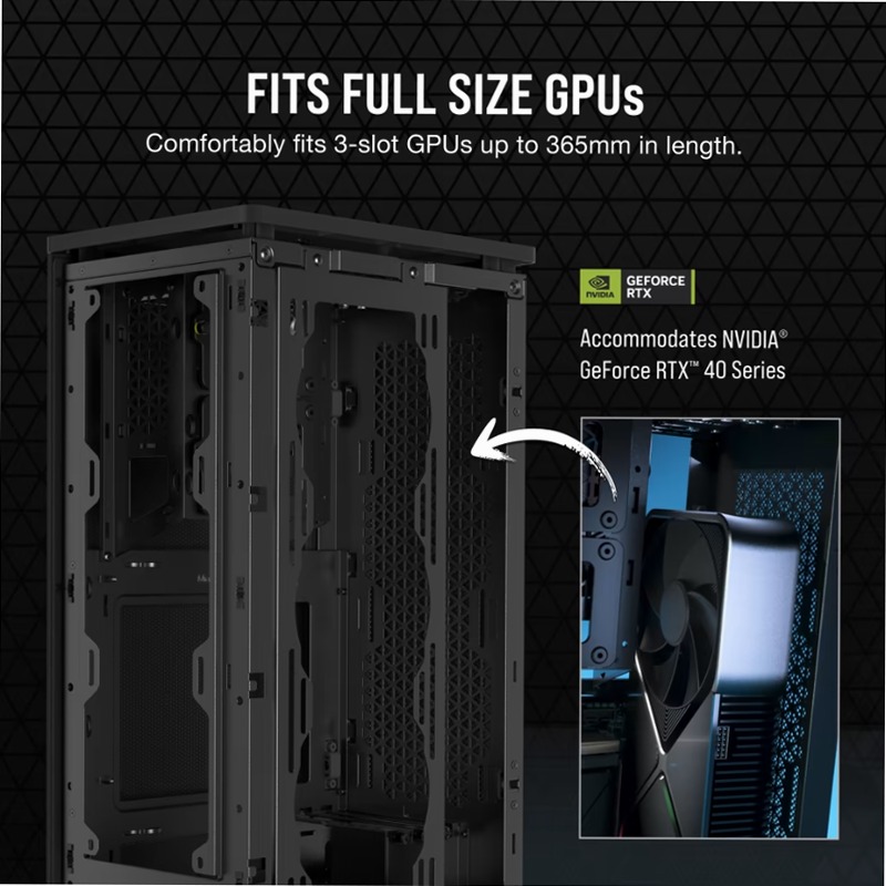 Case PC Mini-ITX 2000D AIRFLOW - Nero