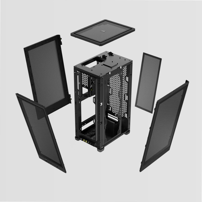 Case PC Mini-ITX 2000D AIRFLOW - Nero
