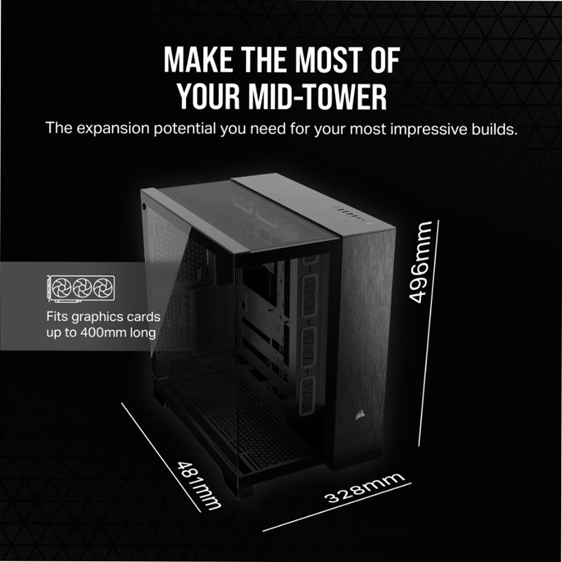 Case PC Mid-Tower a Doppia Camera - CORSAIR 6500X