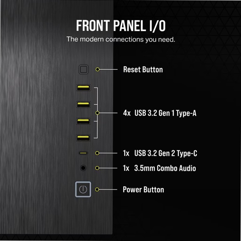 Case PC Mid-Tower a Doppia Camera - CORSAIR 6500X