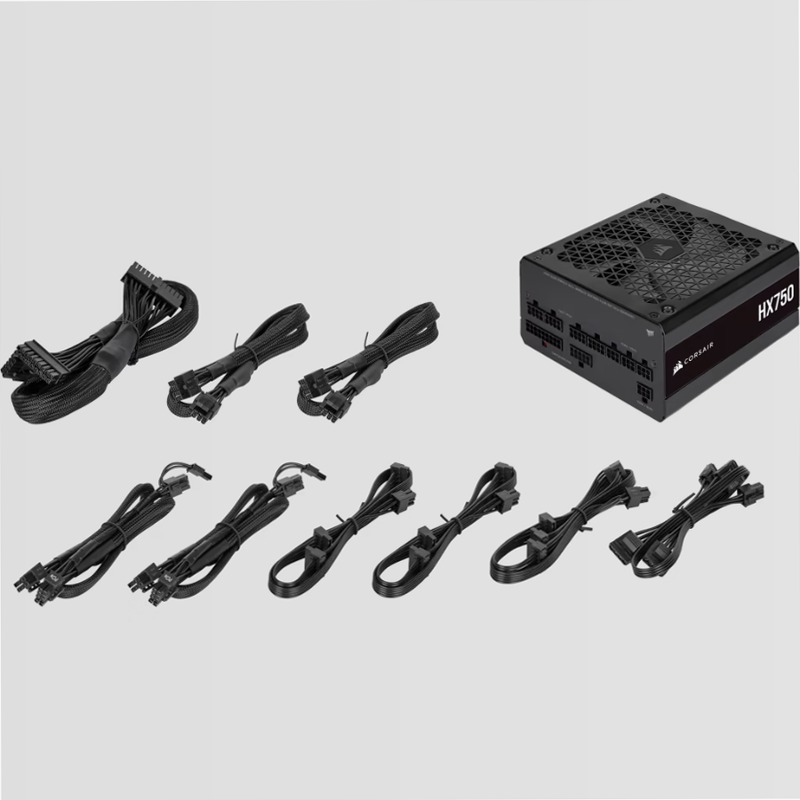 Alimentatore ATX HX750 interamente modulare
