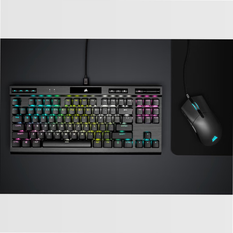 Tastiera gaming opto-meccanica K70 RGB TKL CHAMPION SERIES con keycap DOUBLE SHOT PRO in PBT (NA)