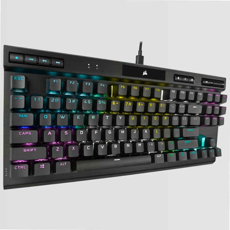 Tastiera gaming opto-meccanica K70 RGB TKL CHAMPION SERIES con keycap DOUBLE SHOT PRO in PBT (NA)
