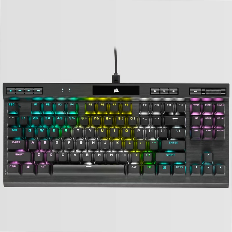 Tastiera gaming opto-meccanica K70 RGB TKL CHAMPION SERIES con keycap DOUBLE SHOT PRO in PBT (NA)