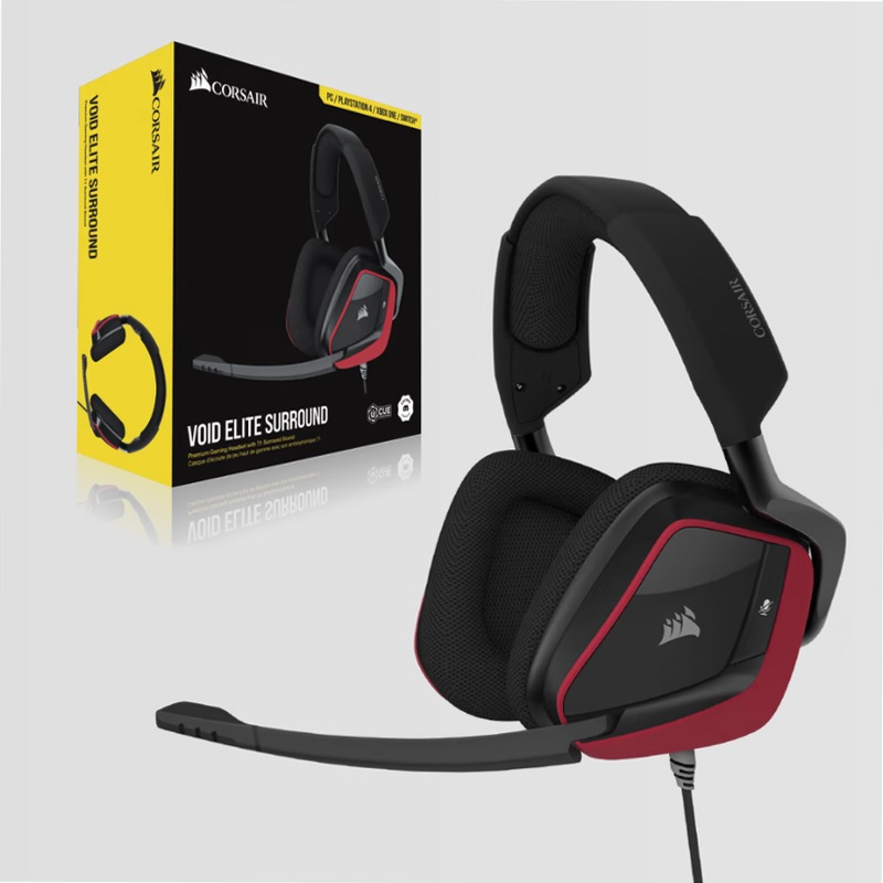 Cuffia Gaming Premium VOID ELITE SURROUND Rosso