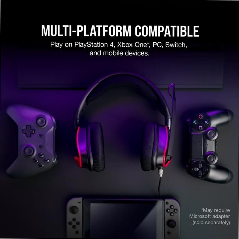 Cuffia Gaming Premium VOID ELITE SURROUND Rosso