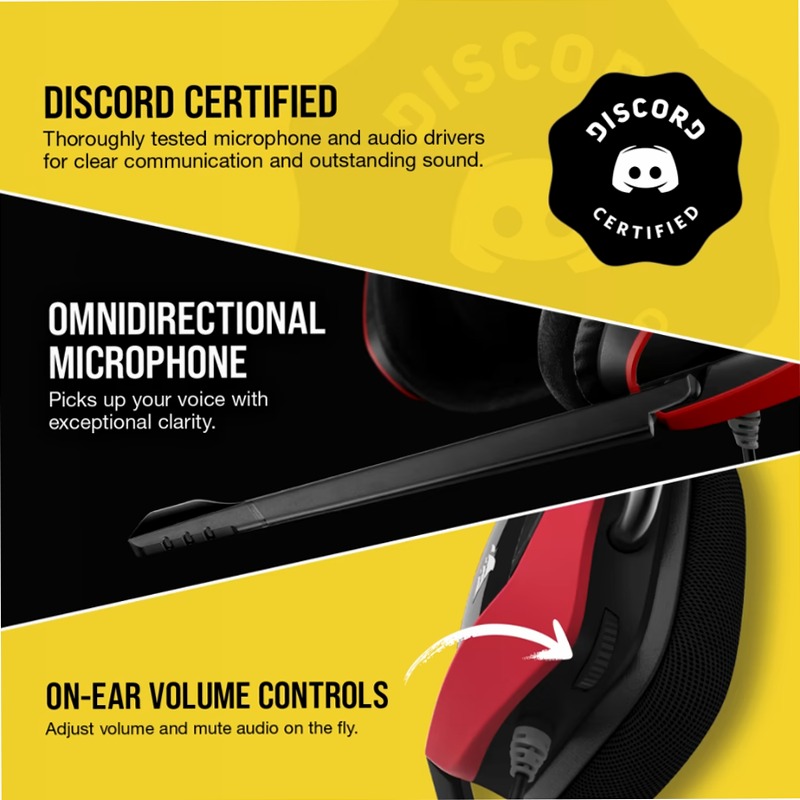 Cuffia Gaming Premium VOID ELITE SURROUND Rosso
