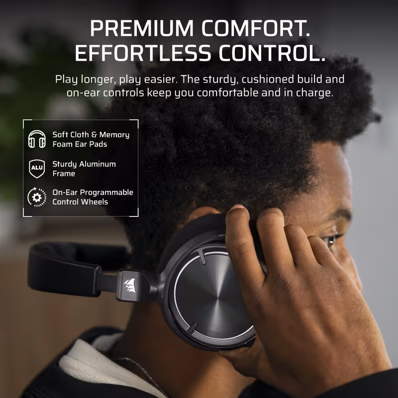 Cuffie Gaming VIRTUOSO MAX Wireless Nero