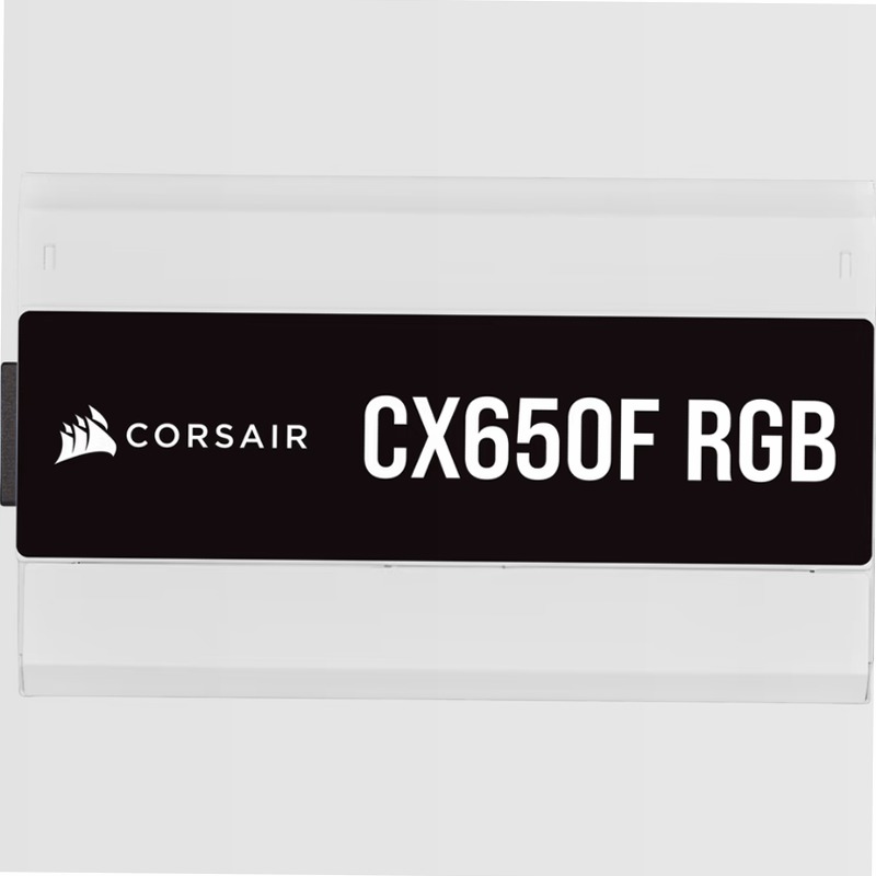 Alimentatore RGB bianco CX Series CX650F — 650 watt, interamente modulare 80 Plus Bronze
