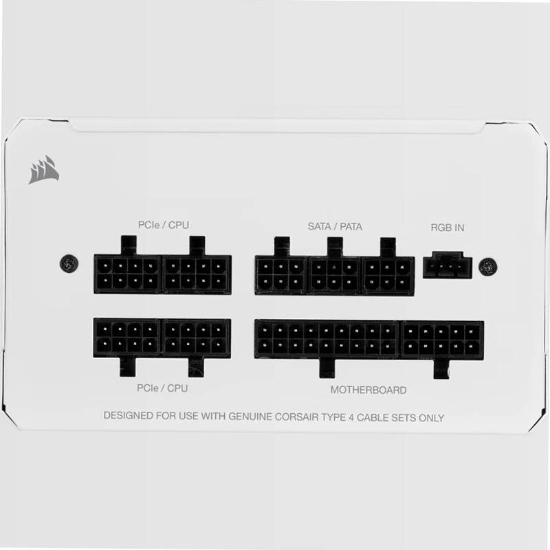 Alimentatore RGB bianco CX Series CX650F — 650 watt, interamente modulare 80 Plus Bronze